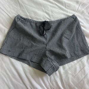 Zara Gingham Shorts